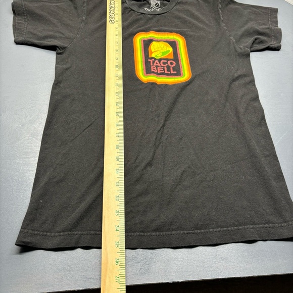 Taco Bell T Shirt Front Vintage Logo Black Men's Sz Small - Picture 6 of 7
